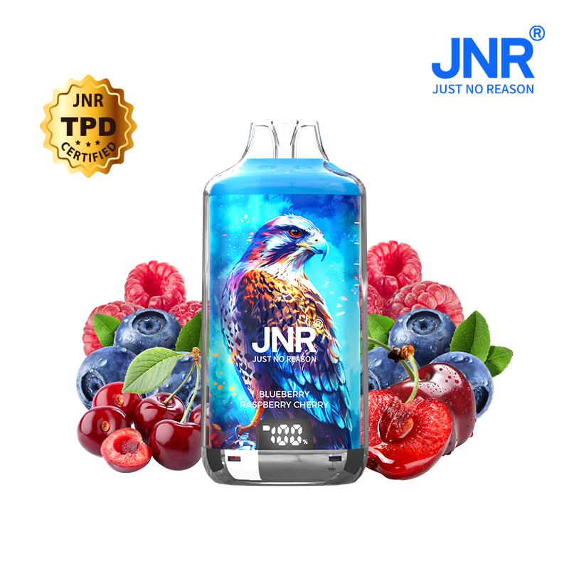 10 Blueberry Raspberry Cherry Puff JNR - Falcon X - 18000 puffs â Image 1
