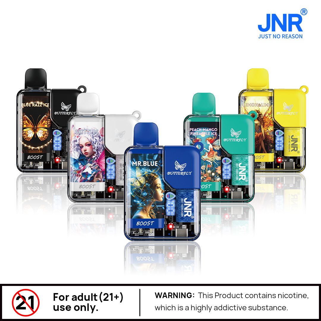 主图4 (2) Puff JNR - BUTTERFLY - 8500 Puffs – Image 1