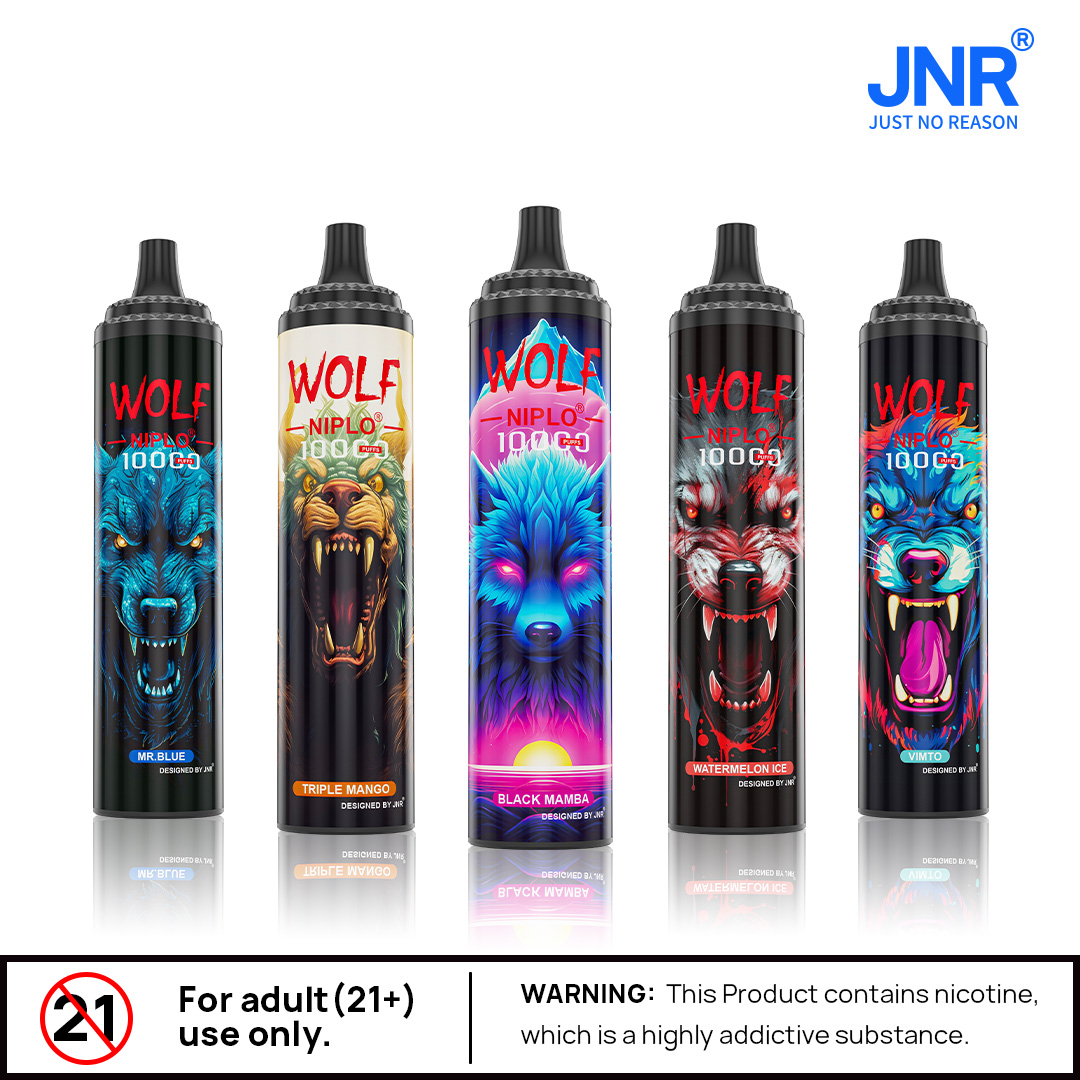 主图4 (4) Puff JNR - Wolf - 10000 Puffs – Image 1